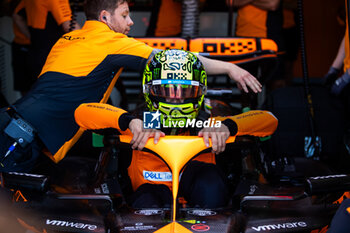 2024-05-18 - NORRIS Lando (gbr), McLaren F1 Team MCL38, portrait during the Formula 1 MSC Cruises Gran Premio del Made in Italy e Dell’Emilia-Romagne 2024, 7th round of the 2024 Formula One World Championship from May 17 to 19, 2024 on the Autodromo Enzo e Dino Ferrari, in Imola, Italy - F1 - EMILIA-ROMAGNA GRAND PRIX 2024 - FORMULA 1 - MOTORS