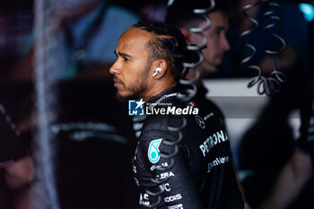 2024-05-18 - HAMILTON Lewis (gbr), Mercedes AMG F1 Team W15, portrait during the Formula 1 MSC Cruises Gran Premio del Made in Italy e Dell’Emilia-Romagne 2024, 7th round of the 2024 Formula One World Championship from May 17 to 19, 2024 on the Autodromo Enzo e Dino Ferrari, in Imola, Italy - F1 - EMILIA-ROMAGNA GRAND PRIX 2024 - FORMULA 1 - MOTORS