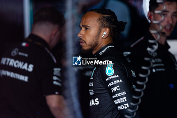 2024-05-18 - HAMILTON Lewis (gbr), Mercedes AMG F1 Team W15, portrait during the Formula 1 MSC Cruises Gran Premio del Made in Italy e Dell’Emilia-Romagne 2024, 7th round of the 2024 Formula One World Championship from May 17 to 19, 2024 on the Autodromo Enzo e Dino Ferrari, in Imola, Italy - F1 - EMILIA-ROMAGNA GRAND PRIX 2024 - FORMULA 1 - MOTORS