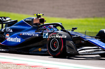 2024-05-18 - 02 SARGEANT Logan (usa), Williams Racing FW46, action during the Formula 1 MSC Cruises Gran Premio del Made in Italy e Dell’Emilia-Romagne 2024, 7th round of the 2024 Formula One World Championship from May 17 to 19, 2024 on the Autodromo Enzo e Dino Ferrari, in Imola, Italy - F1 - EMILIA-ROMAGNA GRAND PRIX 2024 - FORMULA 1 - MOTORS