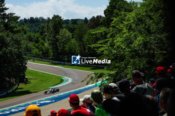 2024-05-18 - 27 HULKENBERG Nico (ger), Haas F1 Team VF-24 Ferrari, action during the Formula 1 MSC Cruises Gran Premio del Made in Italy e Dell’Emilia-Romagne 2024, 7th round of the 2024 Formula One World Championship from May 17 to 19, 2024 on the Autodromo Enzo e Dino Ferrari, in Imola, Italy - F1 - EMILIA-ROMAGNA GRAND PRIX 2024 - FORMULA 1 - MOTORS