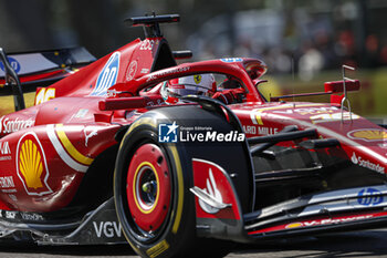 2024-05-18 - 16 LECLERC Charles (mco), Scuderia Ferrari SF-24, action during the Formula 1 MSC Cruises Gran Premio del Made in Italy e Dell’Emilia-Romagne 2024, 7th round of the 2024 Formula One World Championship from May 17 to 19, 2024 on the Autodromo Enzo e Dino Ferrari, in Imola, Italy - F1 - EMILIA-ROMAGNA GRAND PRIX 2024 - FORMULA 1 - MOTORS