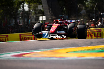 2024-05-18 - 16 LECLERC Charles (mco), Scuderia Ferrari SF-24, action during the Formula 1 MSC Cruises Gran Premio del Made in Italy e Dell’Emilia-Romagne 2024, 7th round of the 2024 Formula One World Championship from May 17 to 19, 2024 on the Autodromo Enzo e Dino Ferrari, in Imola, Italy - F1 - EMILIA-ROMAGNA GRAND PRIX 2024 - FORMULA 1 - MOTORS