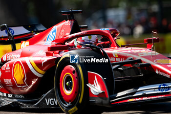 2024-05-18 - 16 LECLERC Charles (mco), Scuderia Ferrari SF-24, action during the Formula 1 MSC Cruises Gran Premio del Made in Italy e Dell’Emilia-Romagne 2024, 7th round of the 2024 Formula One World Championship from May 17 to 19, 2024 on the Autodromo Enzo e Dino Ferrari, in Imola, Italy - F1 - EMILIA-ROMAGNA GRAND PRIX 2024 - FORMULA 1 - MOTORS