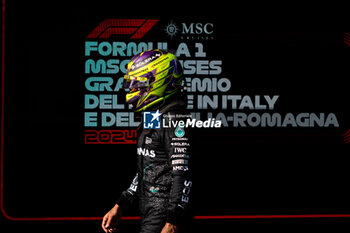 2024-05-18 - HAMILTON Lewis (gbr), Mercedes AMG F1 Team W15, portrait uring the Formula 1 MSC Cruises Gran Premio del Made in Italy e Dell’Emilia-Romagne 2024, 7th round of the 2024 Formula One World Championship from May 17 to 19, 2024 on the Autodromo Enzo e Dino Ferrari, in Imola, Italy - F1 - EMILIA-ROMAGNA GRAND PRIX 2024 - FORMULA 1 - MOTORS