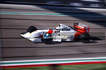 2024-05-18 - Sebastian Vettel driving his McLaren MP4-8 during the Formula 1 MSC Cruises Gran Premio del Made in Italy e Dell’Emilia-Romagne 2024, 7th round of the 2024 Formula One World Championship from May 17 to 19, 2024 on the Autodromo Enzo e Dino Ferrari, in Imola, Italy - F1 - EMILIA-ROMAGNA GRAND PRIX 2024 - FORMULA 1 - MOTORS