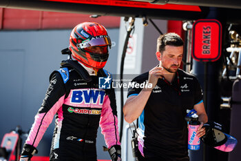 2024-05-18 - OCON Esteban (fra), Alpine F1 Team A524, portrait during the Formula 1 MSC Cruises Gran Premio del Made in Italy e Dell’Emilia-Romagne 2024, 7th round of the 2024 Formula One World Championship from May 17 to 19, 2024 on the Autodromo Enzo e Dino Ferrari, in Imola, Italy - F1 - EMILIA-ROMAGNA GRAND PRIX 2024 - FORMULA 1 - MOTORS