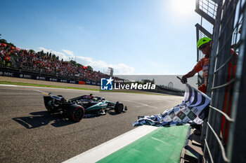 2024-05-18 - 44 HAMILTON Lewis (gbr), Mercedes AMG F1 Team W15, action during the Formula 1 MSC Cruises Gran Premio del Made in Italy e Dell’Emilia-Romagne 2024, 7th round of the 2024 Formula One World Championship from May 17 to 19, 2024 on the Autodromo Enzo e Dino Ferrari, in Imola, Italy - F1 - EMILIA-ROMAGNA GRAND PRIX 2024 - FORMULA 1 - MOTORS