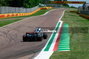 2024-05-18 - 44 HAMILTON Lewis (gbr), Mercedes AMG F1 Team W15, action during the Formula 1 MSC Cruises Gran Premio del Made in Italy e Dell’Emilia-Romagne 2024, 7th round of the 2024 Formula One World Championship from May 17 to 19, 2024 on the Autodromo Enzo e Dino Ferrari, in Imola, Italy - F1 - EMILIA-ROMAGNA GRAND PRIX 2024 - FORMULA 1 - MOTORS