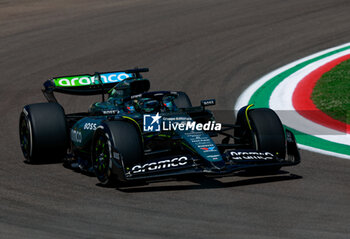 2024-05-18 - 18 STROLL Lance (can), Aston Martin F1 Team AMR24, action during the Formula 1 MSC Cruises Gran Premio del Made in Italy e Dell’Emilia-Romagne 2024, 7th round of the 2024 Formula One World Championship from May 17 to 19, 2024 on the Autodromo Enzo e Dino Ferrari, in Imola, Italy - F1 - EMILIA-ROMAGNA GRAND PRIX 2024 - FORMULA 1 - MOTORS