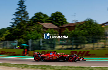 2024-05-18 - 16 LECLERC Charles (mco), Scuderia Ferrari SF-24, action during the Formula 1 MSC Cruises Gran Premio del Made in Italy e Dell’Emilia-Romagne 2024, 7th round of the 2024 Formula One World Championship from May 17 to 19, 2024 on the Autodromo Enzo e Dino Ferrari, in Imola, Italy - F1 - EMILIA-ROMAGNA GRAND PRIX 2024 - FORMULA 1 - MOTORS