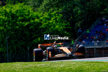 2024-05-18 - 04 NORRIS Lando (gbr), McLaren F1 Team MCL38, action during the Formula 1 MSC Cruises Gran Premio del Made in Italy e Dell’Emilia-Romagne 2024, 7th round of the 2024 Formula One World Championship from May 17 to 19, 2024 on the Autodromo Enzo e Dino Ferrari, in Imola, Italy - F1 - EMILIA-ROMAGNA GRAND PRIX 2024 - FORMULA 1 - MOTORS