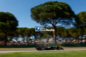 2024-05-18 - 44 HAMILTON Lewis (gbr), Mercedes AMG F1 Team W15, action during the Formula 1 MSC Cruises Gran Premio del Made in Italy e Dell’Emilia-Romagne 2024, 7th round of the 2024 Formula One World Championship from May 17 to 19, 2024 on the Autodromo Enzo e Dino Ferrari, in Imola, Italy - F1 - EMILIA-ROMAGNA GRAND PRIX 2024 - FORMULA 1 - MOTORS