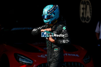 2024-05-18 - 63 RUSSELL George (gbr), Mercedes AMG F1 Team W15, action during the Formula 1 MSC Cruises Gran Premio del Made in Italy e Dell’Emilia-Romagne 2024, 7th round of the 2024 Formula One World Championship from May 17 to 19, 2024 on the Autodromo Enzo e Dino Ferrari, in Imola, Italy - F1 - EMILIA-ROMAGNA GRAND PRIX 2024 - FORMULA 1 - MOTORS