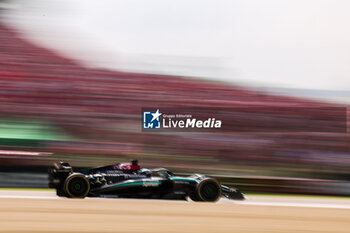 2024-05-18 - 63 RUSSELL George (gbr), Mercedes AMG F1 Team W15, action during the Formula 1 MSC Cruises Gran Premio del Made in Italy e Dell’Emilia-Romagne 2024, 7th round of the 2024 Formula One World Championship from May 17 to 19, 2024 on the Autodromo Enzo e Dino Ferrari, in Imola, Italy - F1 - EMILIA-ROMAGNA GRAND PRIX 2024 - FORMULA 1 - MOTORS