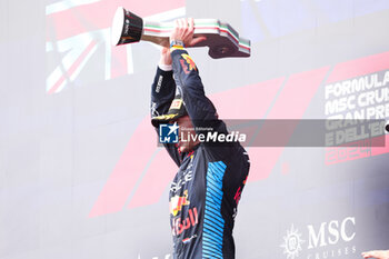 2024-05-18 - VERSTAPPEN Max (ned), Red Bull Racing RB20, portrait portrait during the Formula 1 MSC Cruises Gran Premio del Made in Italy e Dell’Emilia-Romagne 2024, 7th round of the 2024 Formula One World Championship from May 17 to 19, 2024 on the Autodromo Enzo e Dino Ferrari, in Imola, Italy - F1 - EMILIA-ROMAGNA GRAND PRIX 2024 - FORMULA 1 - MOTORS