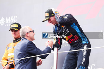 2024-05-18 - VERSTAPPEN Max (ned), Red Bull Racing RB20, portrait podium during the Formula 1 MSC Cruises Gran Premio del Made in Italy e Dell’Emilia-Romagne 2024, 7th round of the 2024 Formula One World Championship from May 17 to 19, 2024 on the Autodromo Enzo e Dino Ferrari, in Imola, Italy - F1 - EMILIA-ROMAGNA GRAND PRIX 2024 - FORMULA 1 - MOTORS