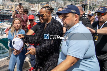 2024-05-23 - N°44 Lewis Hamilton GBR Mercedes AMG PETRONAS Formula One Team - FORMULA 1 GRAND PRIX DE MONACO - PADDOCK - FORMULA 1 - MOTORS