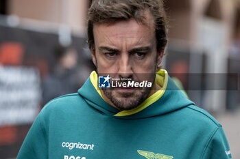 2024-05-23 - N°14 Fernando Alonso ESP Aston Martin Aramco Formula One Team - FORMULA 1 GRAND PRIX DE MONACO - PADDOCK - FORMULA 1 - MOTORS