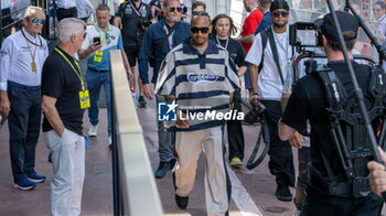 2024-05-23 - N°44 Lewis Hamilton GBR Mercedes AMG PETRONAS Formula One Team - FORMULA 1 GRAND PRIX DE MONACO - PADDOCK - FORMULA 1 - MOTORS