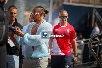 2024-05-23 - 44 Lewis Hamilton, (GRB) AMG Mercedes Ineos during the Monaco GP, 23-26 May 2024 Montecarlo, Formula 1 World championship 2024. - FORMULA 1 GRAND PRIX DE MONACO - PADDOCK - FORMULA 1 - MOTORS