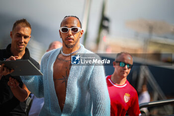 2024-05-23 - 44 Lewis Hamilton, (GRB) AMG Mercedes Ineos during the Monaco GP, 23-26 May 2024 Montecarlo, Formula 1 World championship 2024. - FORMULA 1 GRAND PRIX DE MONACO - PADDOCK - FORMULA 1 - MOTORS