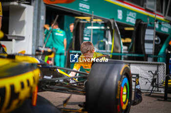 2024-05-23 - McLaren Mercedes new livery Senna, during the Monaco GP, 23-26 May 2024 Montecarlo, Formula 1 World championship 2024. - FORMULA 1 GRAND PRIX DE MONACO - PADDOCK - FORMULA 1 - MOTORS