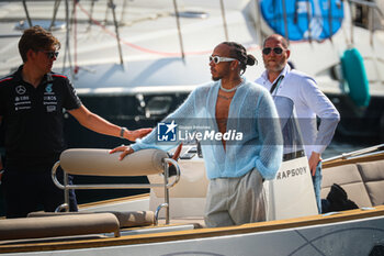 2024-05-23 - 44 Lewis Hamilton, (GRB) AMG Mercedes Ineos during the Monaco GP, 23-26 May 2024 Montecarlo, Formula 1 World championship 2024. - FORMULA 1 GRAND PRIX DE MONACO - PADDOCK - FORMULA 1 - MOTORS