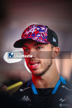 2024-05-23 - 10 Pierre Gasly, (FRA) Alpine F1 Team during the Monaco GP, 23-26 May 2024 Montecarlo, Formula 1 World championship 2024. - FORMULA 1 GRAND PRIX DE MONACO - PADDOCK - FORMULA 1 - MOTORS