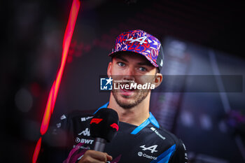 2024-05-23 - 10 Pierre Gasly, (FRA) Alpine F1 Team during the Monaco GP, 23-26 May 2024 Montecarlo, Formula 1 World championship 2024. - FORMULA 1 GRAND PRIX DE MONACO - PADDOCK - FORMULA 1 - MOTORS