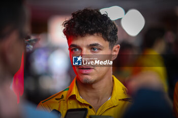 2024-05-23 - 04 Lando Norris, (GRB) McLaren Mercedes during the Monaco GP, 23-26 May 2024 Montecarlo, Formula 1 World championship 2024. - FORMULA 1 GRAND PRIX DE MONACO - PADDOCK - FORMULA 1 - MOTORS