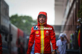 2024-05-23 - 16 Charles Leclerc, (MON) Scuderia Ferrari during the Monaco GP, 23-26 May 2024 Montecarlo, Formula 1 World championship 2024. - FORMULA 1 GRAND PRIX DE MONACO - PADDOCK - FORMULA 1 - MOTORS