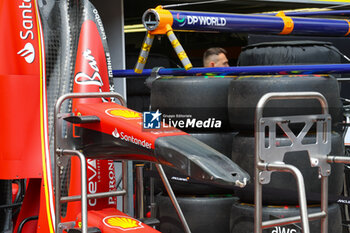 2024-05-23 - Scuderia Ferrari nosecone technical detail - FORMULA 1 GRAND PRIX DE MONACO - PADDOCK - FORMULA 1 - MOTORS