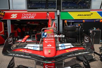 2024-05-23 - Scuderia Ferrari nosecone technical detail - FORMULA 1 GRAND PRIX DE MONACO - PADDOCK - FORMULA 1 - MOTORS