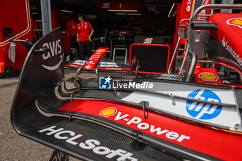 2024-05-23 - Scuderia Ferrari nosecone technical detail - FORMULA 1 GRAND PRIX DE MONACO - PADDOCK - FORMULA 1 - MOTORS