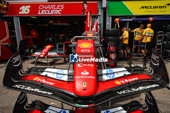 2024-05-23 - Scuderia Ferrari nosecone technical detail - FORMULA 1 GRAND PRIX DE MONACO - PADDOCK - FORMULA 1 - MOTORS