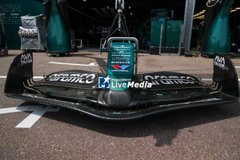 2024-05-23 - Aston Martin Aramco F1 Team Nosecone - FORMULA 1 GRAND PRIX DE MONACO - PADDOCK - FORMULA 1 - MOTORS