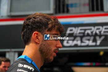 2024-05-23 - Pierre Gasly (FRA) - Alpine F1 Team - Alpine A524 - Renault - FORMULA 1 GRAND PRIX DE MONACO - PADDOCK - FORMULA 1 - MOTORS