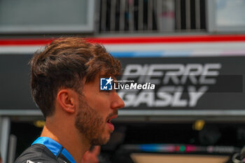 2024-05-23 - Pierre Gasly (FRA) - Alpine F1 Team - Alpine A524 - Renault - FORMULA 1 GRAND PRIX DE MONACO - PADDOCK - FORMULA 1 - MOTORS