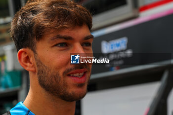 2024-05-23 - Pierre Gasly (FRA) - Alpine F1 Team - Alpine A524 - Renault - FORMULA 1 GRAND PRIX DE MONACO - PADDOCK - FORMULA 1 - MOTORS