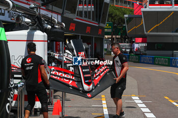 2024-05-23 - Haas F1 Team technical details - FORMULA 1 GRAND PRIX DE MONACO - PADDOCK - FORMULA 1 - MOTORS