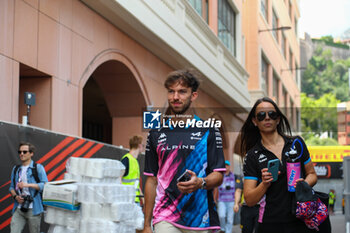 2024-05-23 - Pierre Gasly (FRA) - Alpine F1 Team - Alpine A524 - Renault - FORMULA 1 GRAND PRIX DE MONACO - PADDOCK - FORMULA 1 - MOTORS