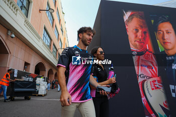 2024-05-23 - Pierre Gasly (FRA) - Alpine F1 Team - Alpine A524 - Renault - FORMULA 1 GRAND PRIX DE MONACO - PADDOCK - FORMULA 1 - MOTORS