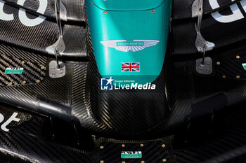 2024-05-23 - Aston Martin Aramco F1 Team nosecone - FORMULA 1 GRAND PRIX DE MONACO - PADDOCK - FORMULA 1 - MOTORS