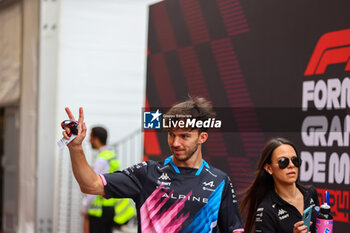 2024-05-23 - Pierre Gasly (FRA) - Alpine F1 Team - Alpine A524 - Renault - FORMULA 1 GRAND PRIX DE MONACO - PADDOCK - FORMULA 1 - MOTORS