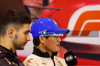 2024-05-23 - Yuki Tsunoda (JPN) - Visa Cash App RB F1 Team - RB VCARB01 - Honda RBPT

during Press Conference of Formula 1 Grand Prix de Monaco 2024 at Monte Carlo (MC), may 23-26 2024 - FORMULA 1 GRAND PRIX DE MONACO - PADDOCK - FORMULA 1 - MOTORS