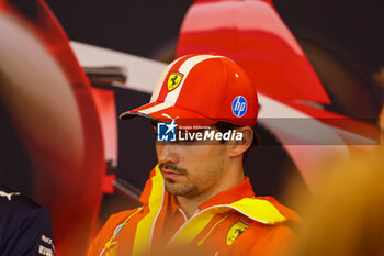 2024-05-23 - Charles Leclerc (MON) - Scuderia Ferrari - Ferrari SF-24 - Ferrari

during Press Conference of Formula 1 Grand Prix de Monaco 2024 at Monte Carlo (MC), may 23-26 2024 - FORMULA 1 GRAND PRIX DE MONACO - PADDOCK - FORMULA 1 - MOTORS