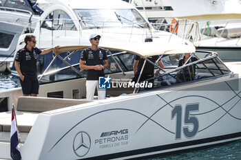 2024-05-25 - RUSSELL George (gbr), Mercedes AMG F1 Team W15, portrait during the Formula 1 Grand Prix de Monaco 2024, 8th round of the 2024 Formula One World Championship from May 23 to 26, 2024 on the Circuit de Monaco, in Monaco - F1 - MONACO GRAND PRIX 2024 - FORMULA 1 - MOTORS