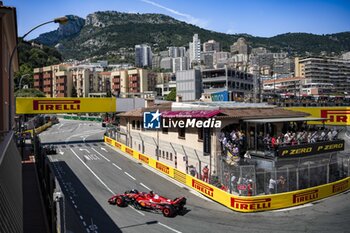 2024-05-25 - 16 LECLERC Charles (mco), Scuderia Ferrari SF-24, action during the Formula 1 Grand Prix de Monaco 2024, 8th round of the 2024 Formula One World Championship from May 23 to 26, 2024 on the Circuit de Monaco, in Monaco - F1 - MONACO GRAND PRIX 2024 - FORMULA 1 - MOTORS