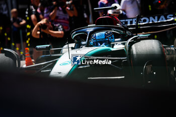 2024-05-25 - 63 RUSSELL George (gbr), Mercedes AMG F1 Team W15, action during the Formula 1 Grand Prix de Monaco 2024, 8th round of the 2024 Formula One World Championship from May 23 to 26, 2024 on the Circuit de Monaco, in Monaco - F1 - MONACO GRAND PRIX 2024 - FORMULA 1 - MOTORS